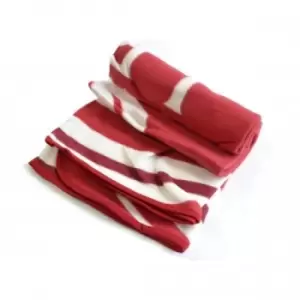 Image of Liverpool FC Fleece Blanket (One Size) (Red/White)