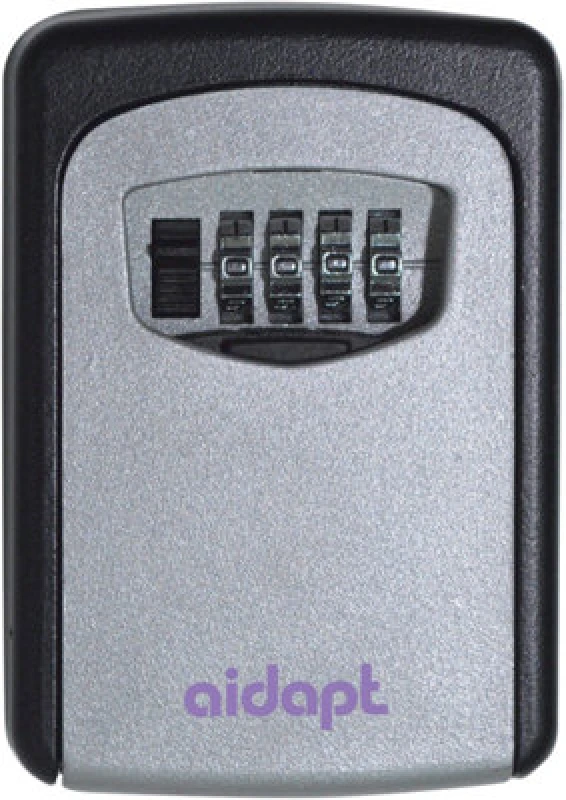 Image of Aidapt Wall Mounted Weatherproof Key Safe Black