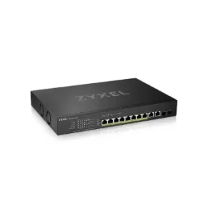 Image of Zyxel XS1930-12HP 8-Port Smart Managed Rackmount 10-Gigabit PoE++ Switch