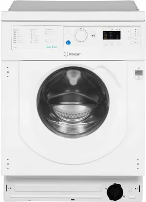 image of Indesit BIWDIL7125 7KG 5KG 1200RPM Integrated Washer Dryer