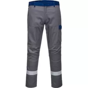 image of Biz Flame FR06 Ultra Two Tone Trouser Grey 32" 31"