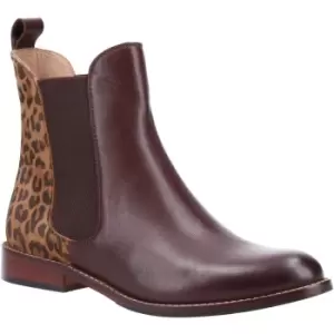 Image of Hush Puppies Womens Chloe Leather Chelsea Ankle Boots UK Size 4 (EU 37, US 6)