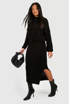 Image of Jumper And Skirt Knitted Co-ord