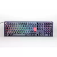 Image of Ducky One3 Cosmic USB RGB Mechanical Gaming Keyboard Cherry MX Red Switch - UK Layout