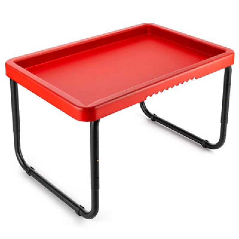 Image of Toyrific Plastic Play Tray Table for Indoor and Outdoor Play, Red TY6437