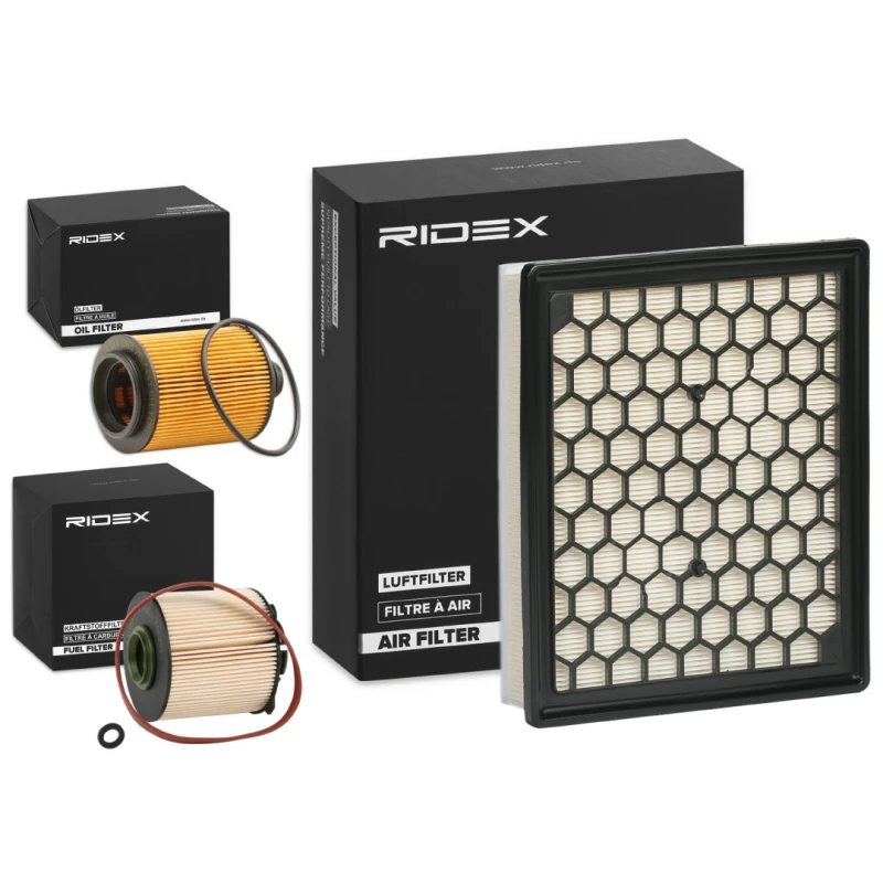 Image of RIDEX 4055F8479 Filter Set with gaskets/seals, with pre-filter Filter Set (4055)