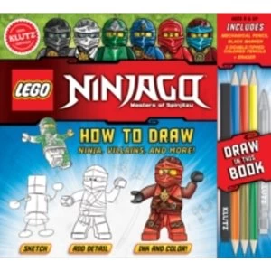 image of LEGO NINJAGO: How to Draw Ninja, Villains and More