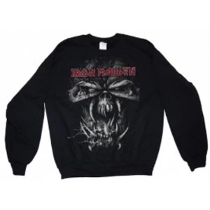 Image of Iron Maiden FF Eddie Vtg Mens Blk Sweatshirt: Small