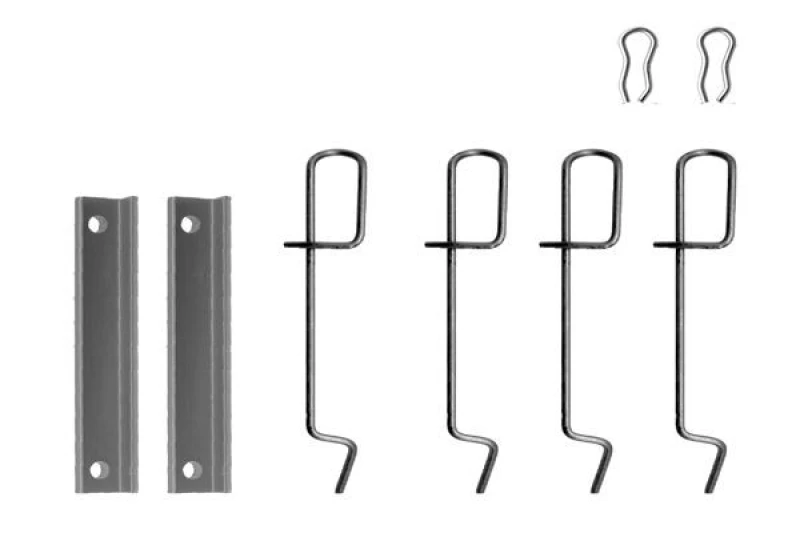 Image of Brake pad fitting kit Bosch 1 987 474 078