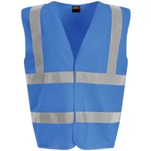 Image of PRO RTX High Visibility Childrens/Kids Waistcoat (S) (Royal Blue) - Royal Blue