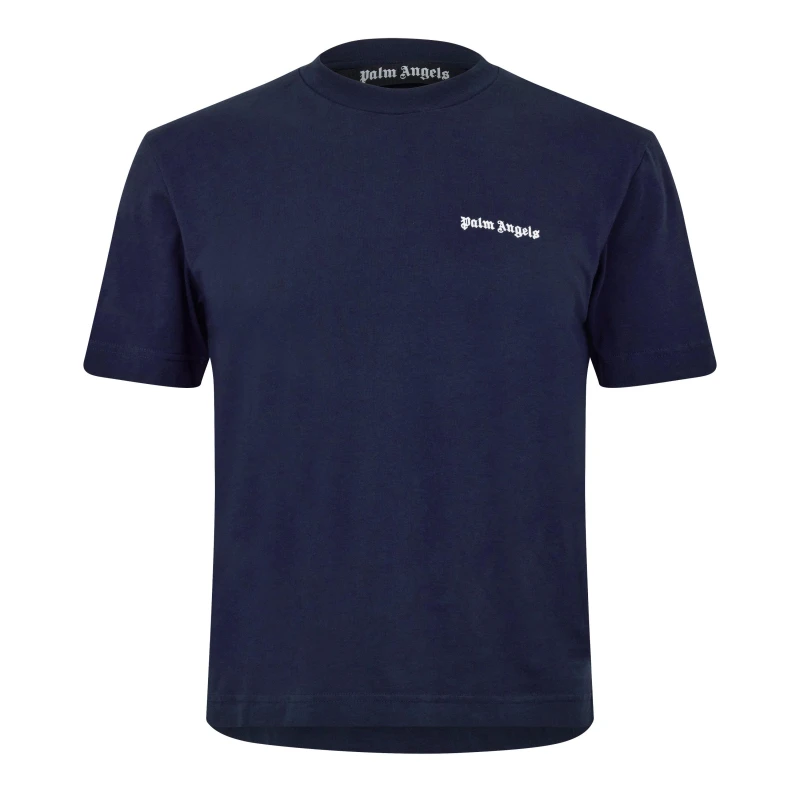 Image of Palm Angels Logo T-Shirt Black male 2XL