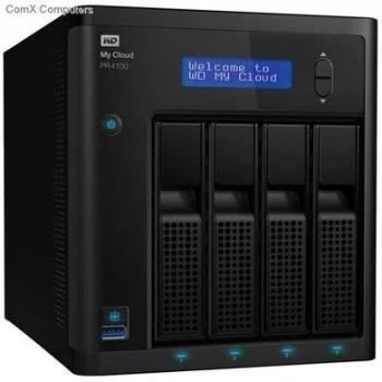 image of Western Digital WD 24TB My Cloud Pro PR4100 NAS Drive WDBNFA0240KBK-EESN