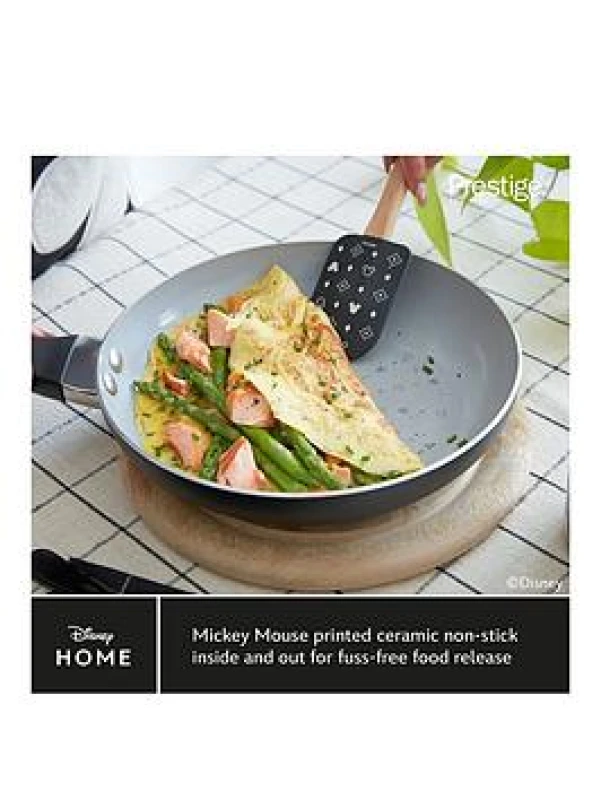 Image of Prestige Mickey Mouse: Ceramic Non-Stick Frying Pans - Twin Pack Multi