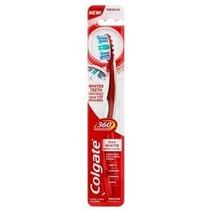 image of Colgate 360 Advanced Max White Medium Toothbrush