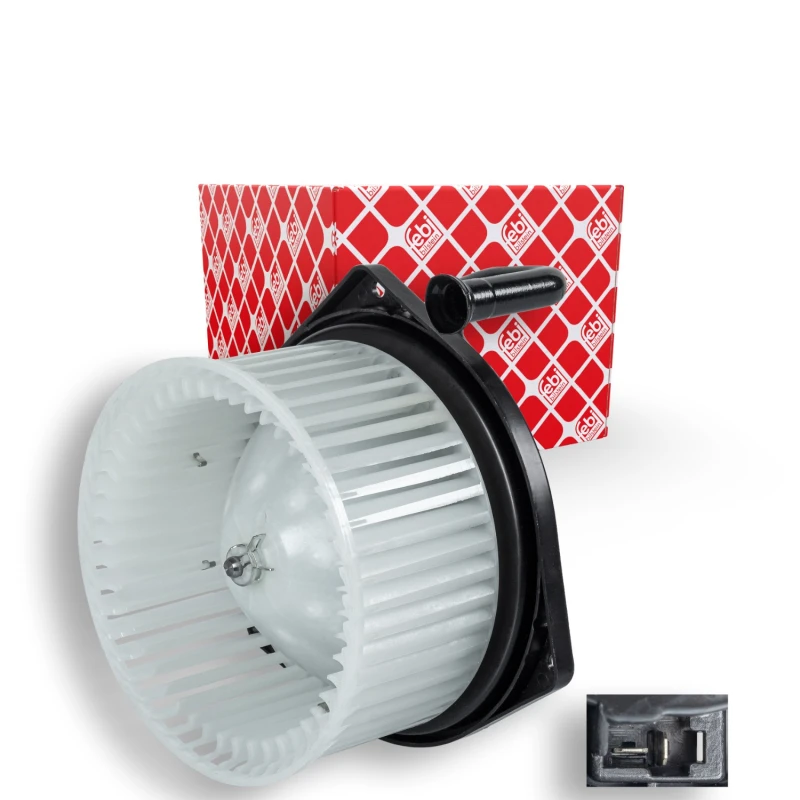 Image of FEBI BILSTEIN 109530 Blower Motor with electric motor Interior Blower (2669)