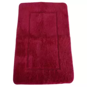 image of Mayfair Cashmere Touch Ultimate Microfibre Bath Mat (50x80cm) (Red)