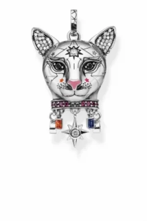 image of Thomas Sabo Jewellery Silver Cat Pendant PE856-340-7