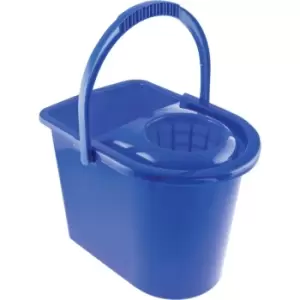 image of 15LTR Plastic Mop Bucket Blue