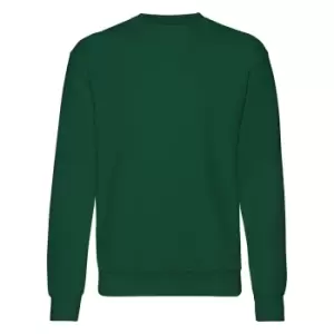 Image of Fruit Of The Loom Mens Set-In BelcoroA Yarn Sweatshirt (M) (Bottle Green)