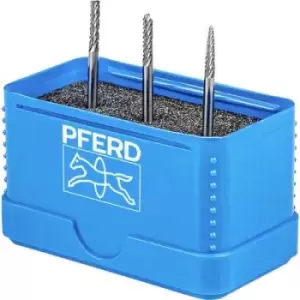 Image of Pferd Tungsten Carbide Small Burr Set 3 Piece Cut 3 Plus Shank Diameter 3mm Univ