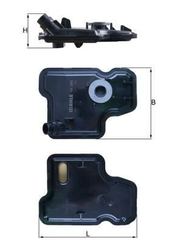 Image of Automatic transmission filter MAHLE HX 395
