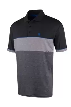 image of Colour Block UV Protection Golf Polo Shirt