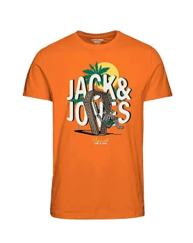 image of Jack & Jones Sunny Skull Crew T-Shirt