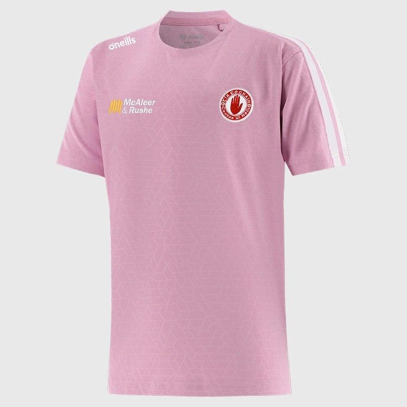 Image of ONeills Tyrone Hydra T-Shirt Girls PNK/WHI female 7-8 Years