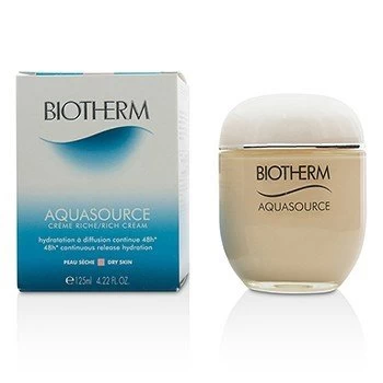 Image of BiothermAquasource 48H Continuous Release Hydration Rich Cream - For Dry Skin 125ml/4.22oz