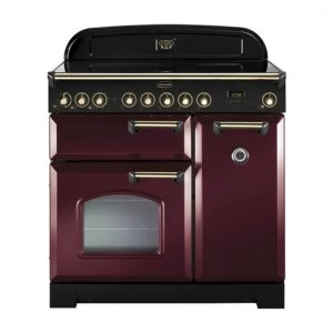 Image of Rangemaster CDL90EICY-B Classic Deluxe 90cm Induction Range Cooker