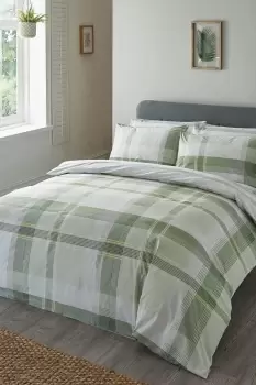 Image of Garden Check Duvet Set