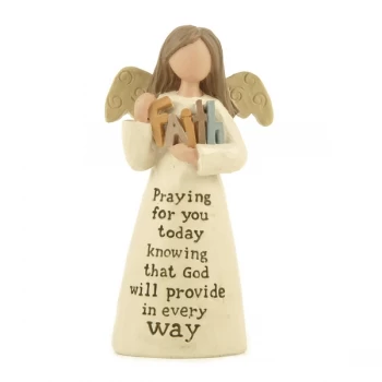 image of Praying For You Angel Decoration By Heaven Sends