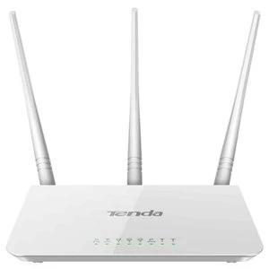 image of Tenda F3 300mbps Wireless N DSL 3x 5dbi Antennae Router