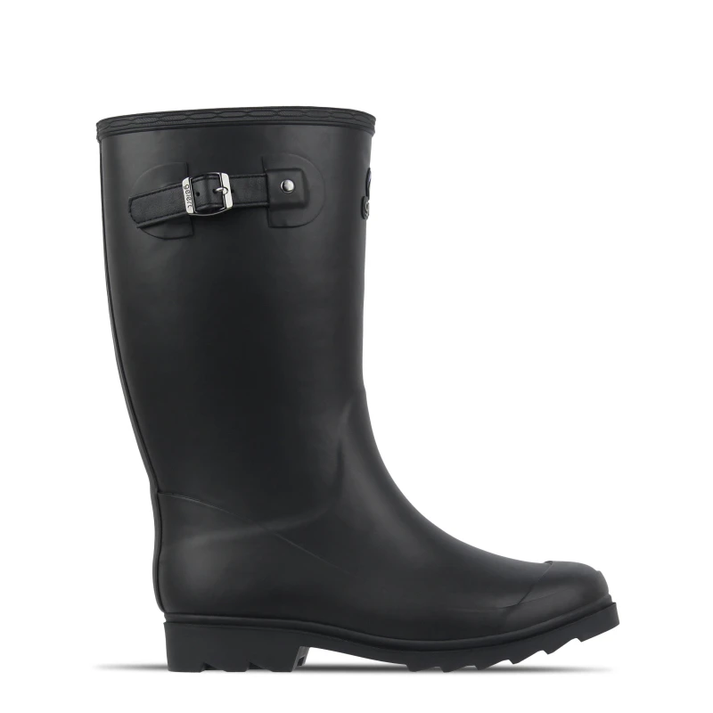 Image of Gelert Fur Lined Welly Boot Womens Black female 3 (36)