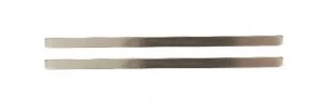 Image of Wickes Slimline Door Handle - Brushed Nickel 151mm Pack of 2