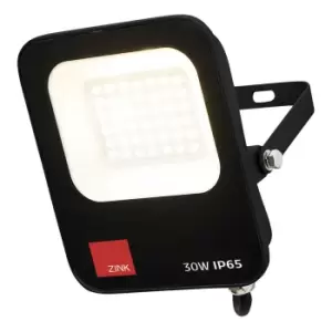 image of Zink REINA LED Slimline Floodlight 30W Daylight Black