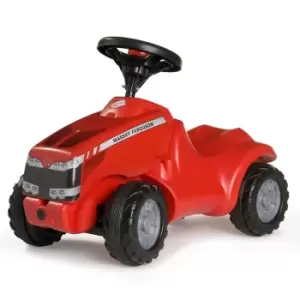 image of Rolly Toys Massey Ferguson 5470 Ride On Mini Tractor and Opening Bonnet, red