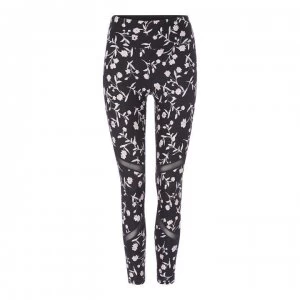 Image of DKNY Print Tights - Black