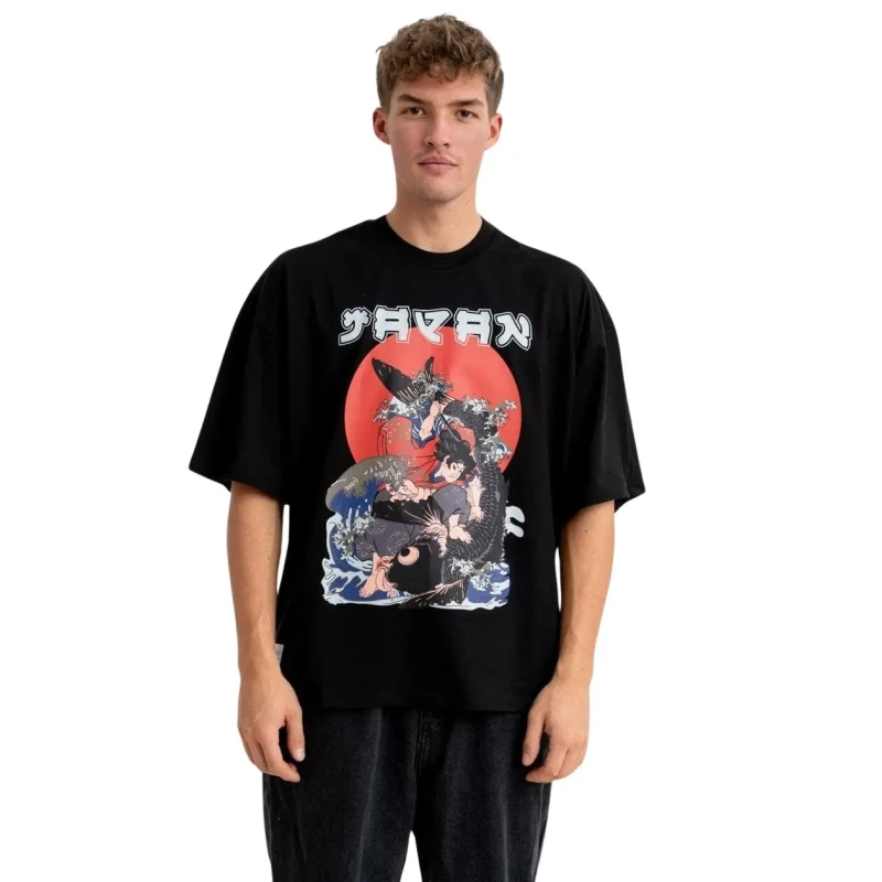 Image of alpha industries T-Shirt Alpha Industries Japan Warrior Noir Male XL 146500-95