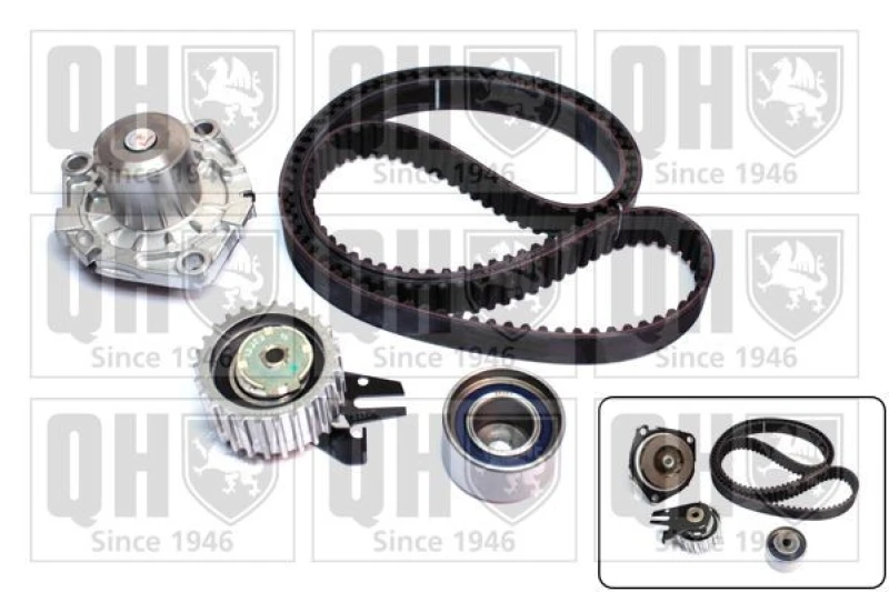 Image of QUINTON HAZELL Water pump and timing belt kit QUINTON HAZELL QBPK7980
