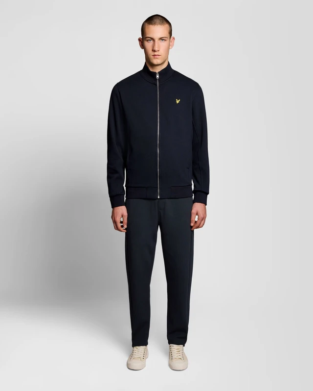 Image of Lyle & Scott Mens Cotton Blend Track Pants in Navy