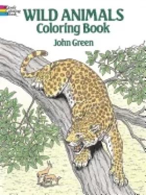 Image of wild animals coloring book