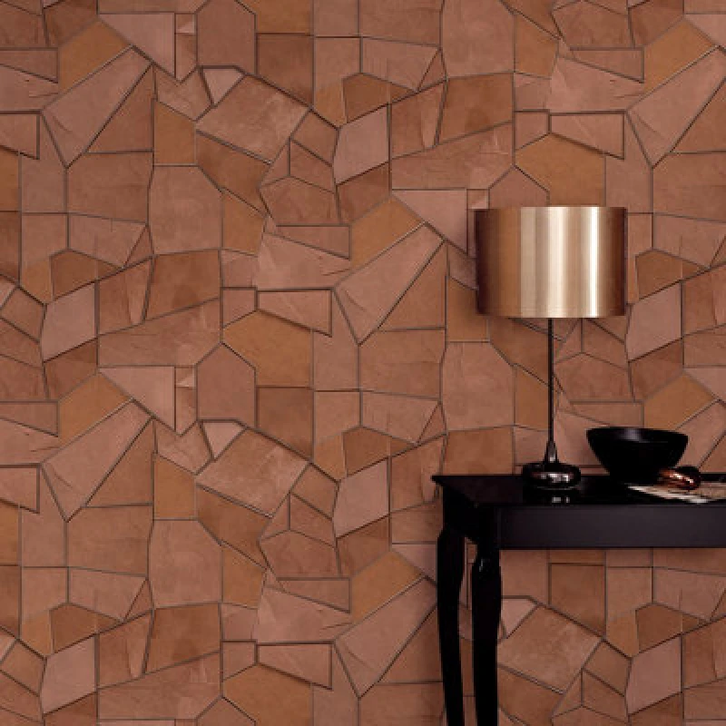 Image of Erismann Mosaique Textured Vinyl Wallpaper