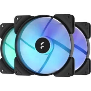 image of Fractal Design Aspect 14 RGB 140mm Triple Pack of Case Chassis Fans in Black