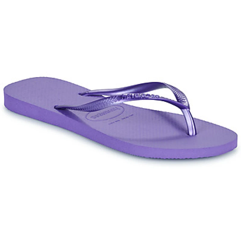 Image of Havaianas SLIM womens Flip flops / Sandals (Shoes) in Purple