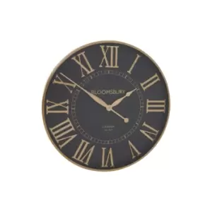 61cm Black and Gold Wall Clock