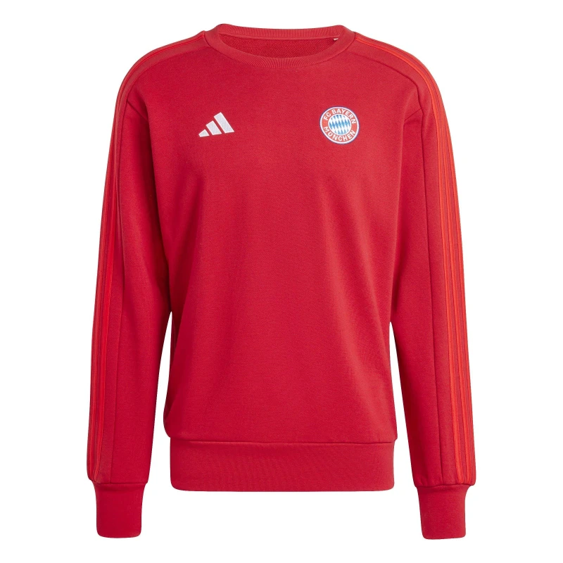Image of adidas FC Bayern Munich DNA Sweatshirt 2024 2025 Adults Red male M