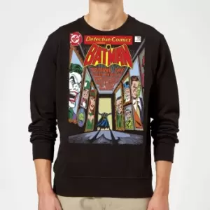 Image of Batman The Dark Knight's Rogues Gallery Cover Sweatshirt - Black - L