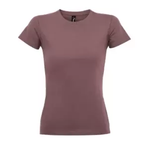Image of SOLS Womens/Ladies Imperial Heavy Short Sleeve T-Shirt (M) (Ancient Pink)