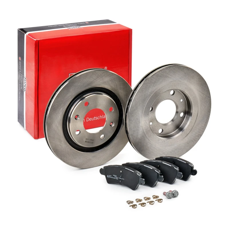 Image of MAPCO 47158 Brake disc and pads set Front Axle, Brake Disc Type: Vented Brake Set,disc brakes (3405)